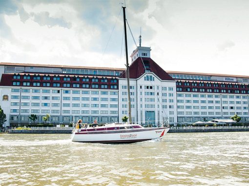 Neu ab 2022: mit Blue-2 und Boats2Sail zum FB1 auf der Donau in Wien