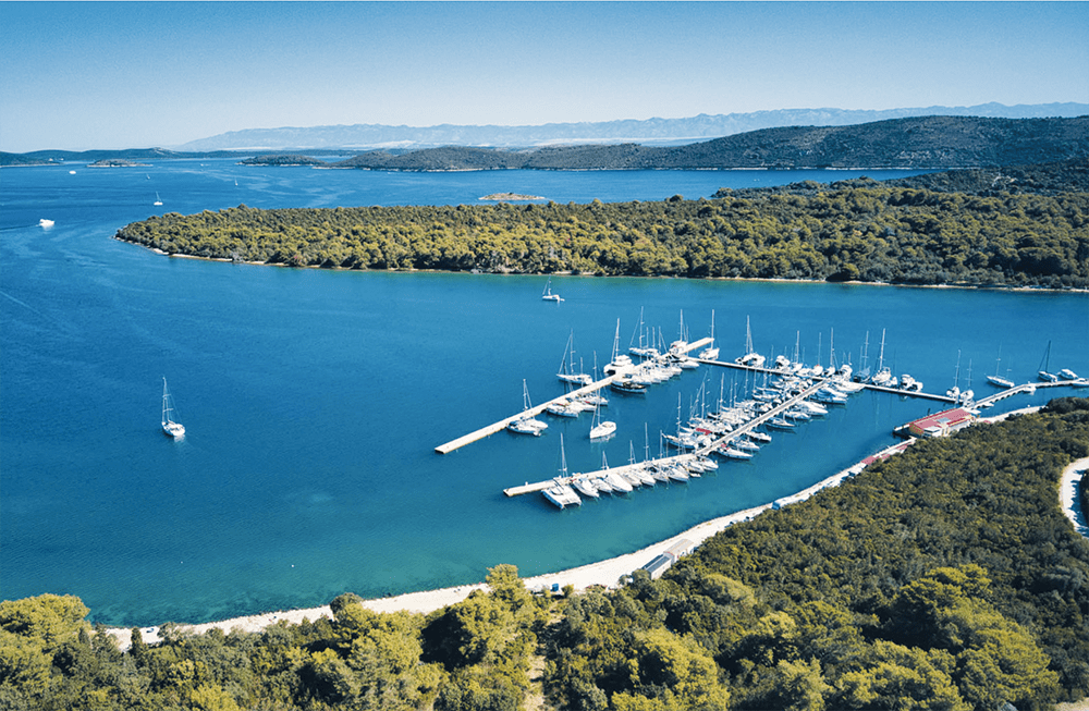 In der Ruhe liegt die Yacht